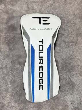 Tour Edge Hot Launch Golf Club Headcover White Blue Black